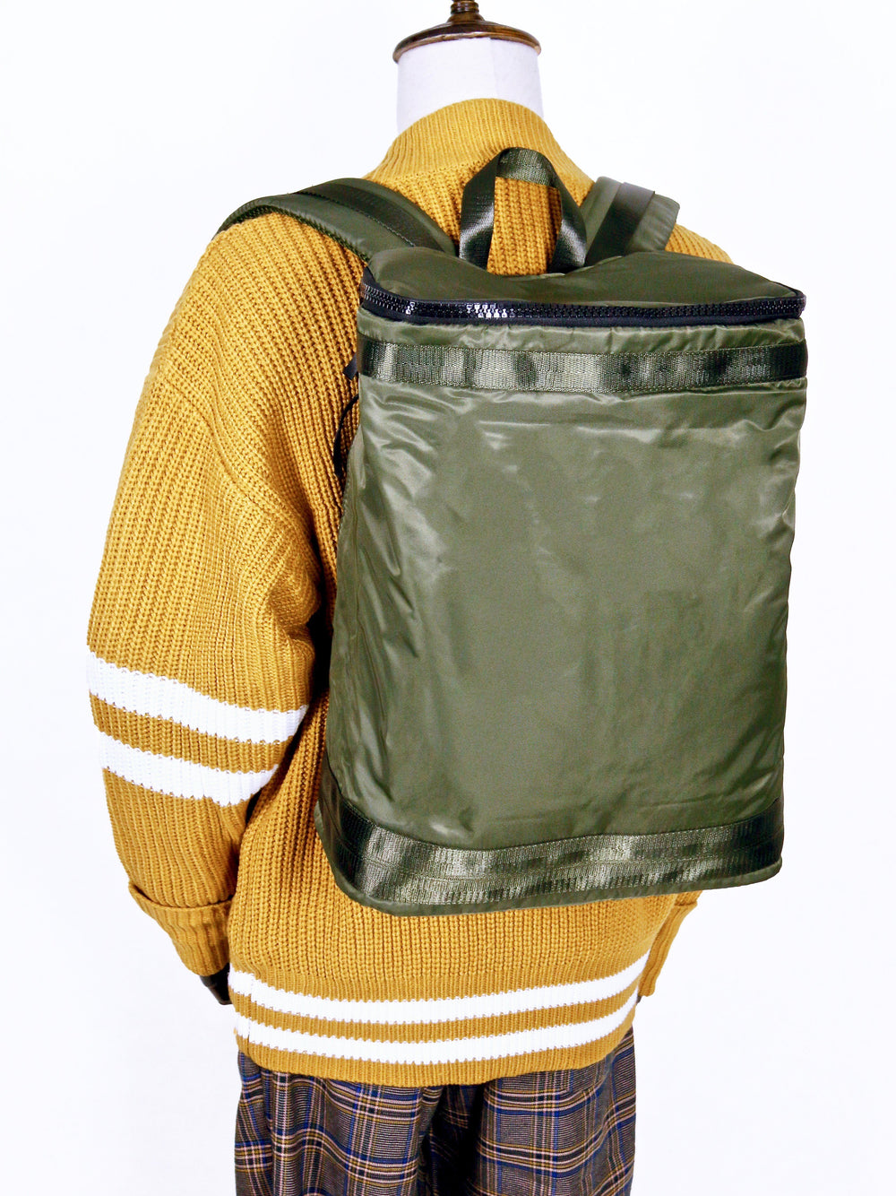 Bag - Olive Bucket Backpack