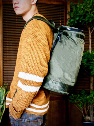 Bag - Olive Bucket Backpack