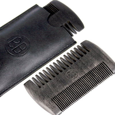 Grooming - Premium Beard Comb & Brush Set For Men’s Grooming Care