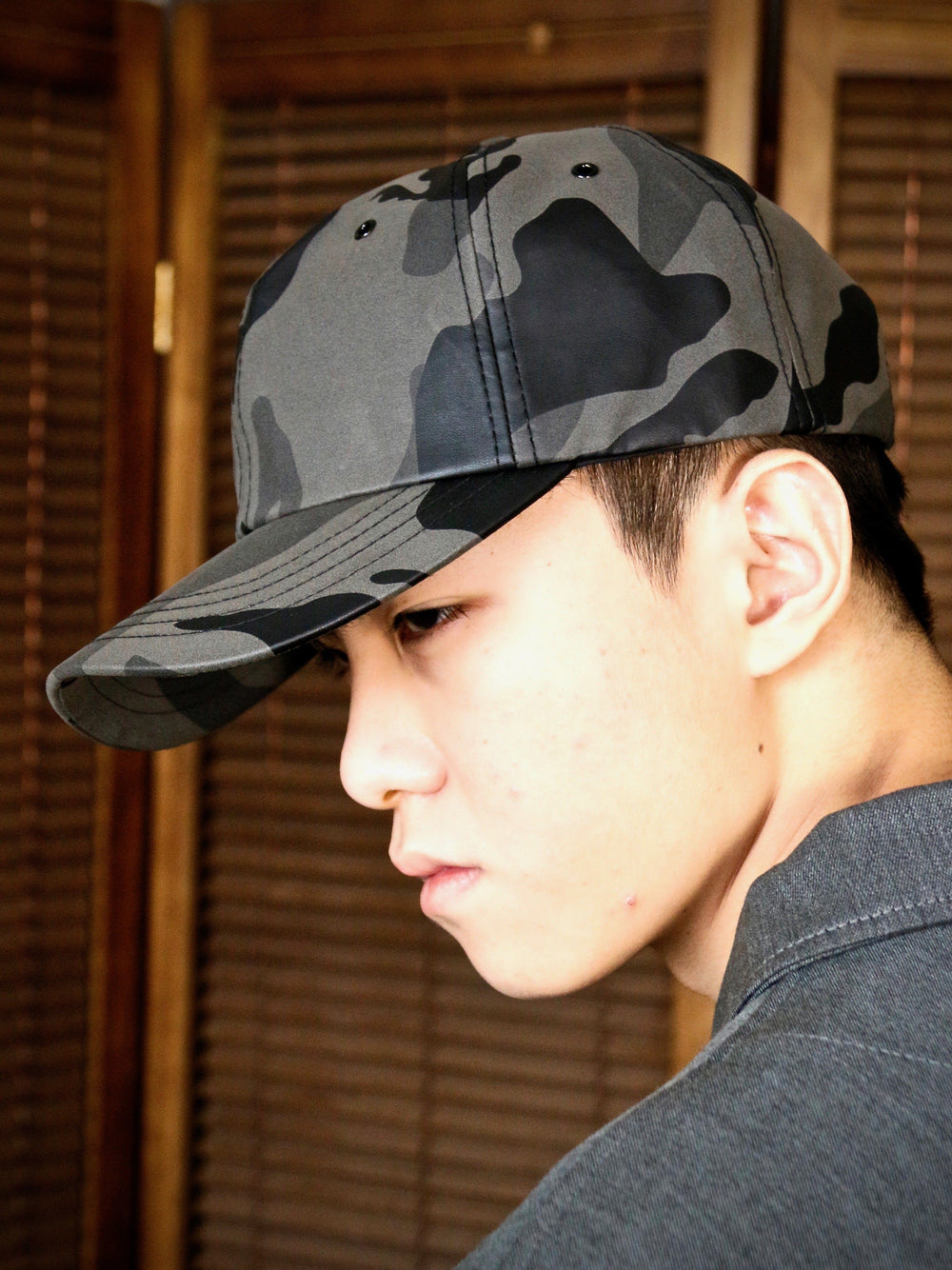 Hat - Camouflage-Printed Cap