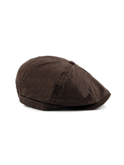 Hat - Stone-Washed Cotton Beret Hat