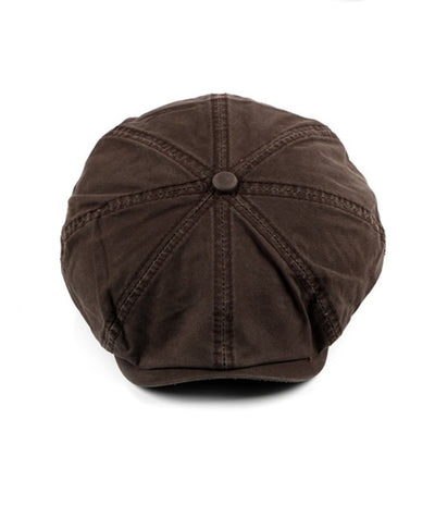 Hat - Stone-Washed Cotton Beret Hat