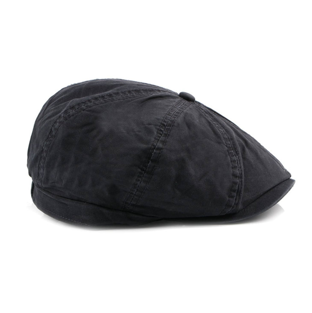 Hat - Stone-Washed Cotton Beret Hat