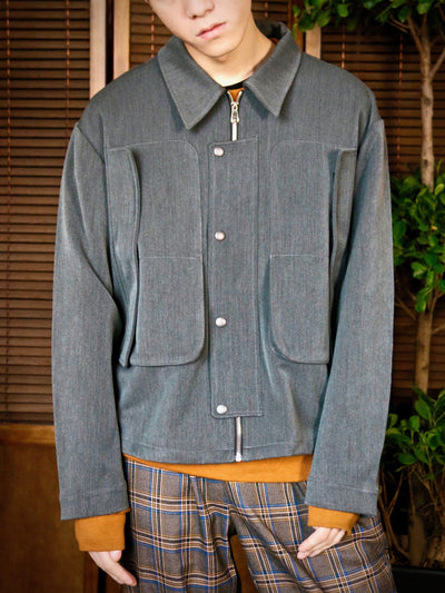 Jacket - Unique Multi-Pocket Workwear Jacket