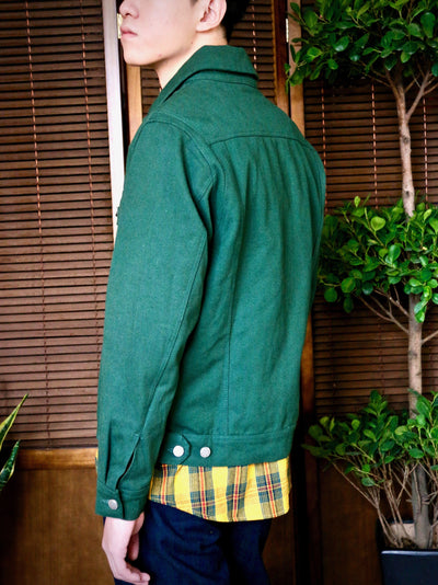 Jacket - Workwear Jacket With Geometric Pattern Lining