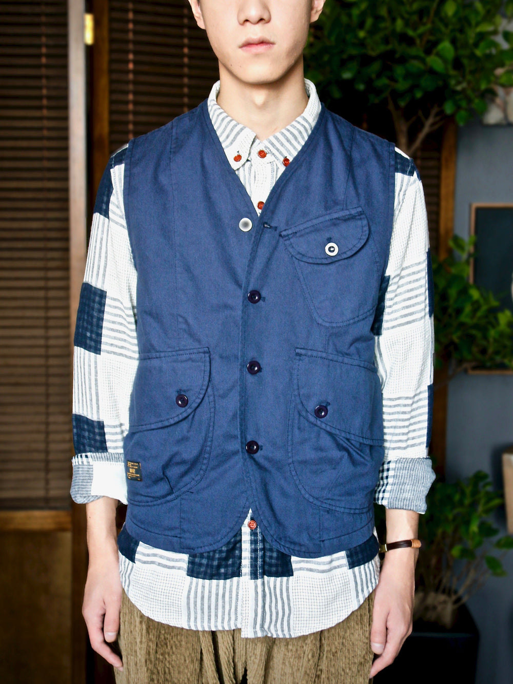 Outwear - Multi-Pocket Workwear Waistcoat