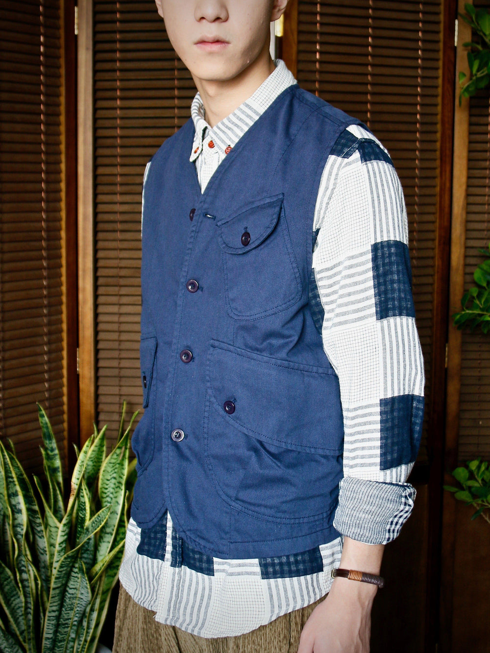 Outwear - Multi-Pocket Workwear Waistcoat