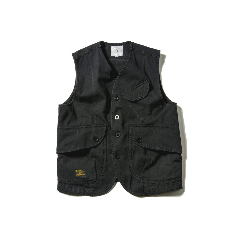 Outwear - Multi-Pocket Workwear Waistcoat