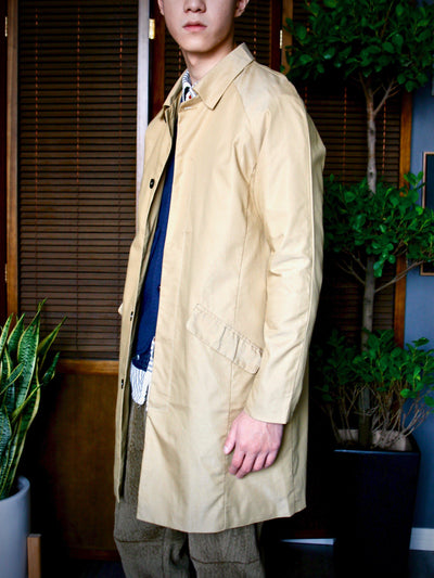 Outwear - Raglan-Sleeve Long Trench Coat