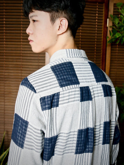 Shirt - Double-Layered Fabric Checked Shirt