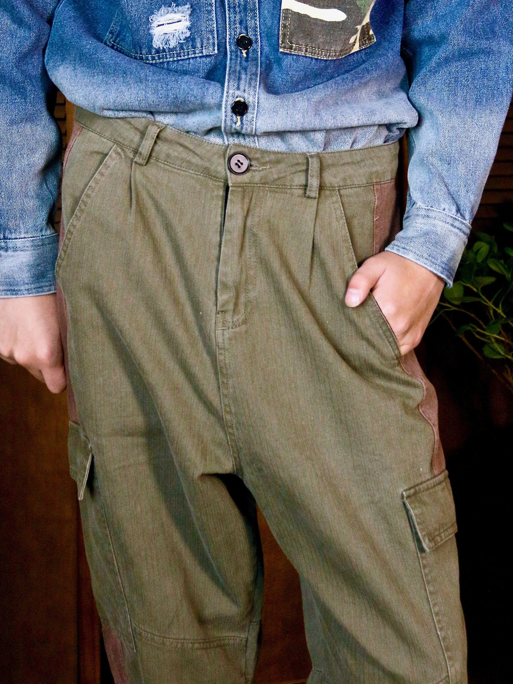 Trousers - Patched Multi-Pockect Workwear Trousers