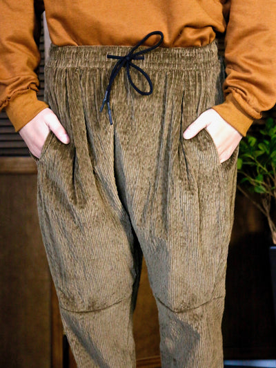 Trousers - Thick Corduroy Harlem Trousers